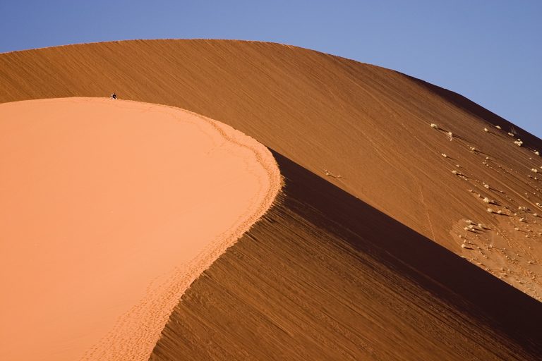 Red sand dune at Sossusvlei, Namib Desert, Namibia