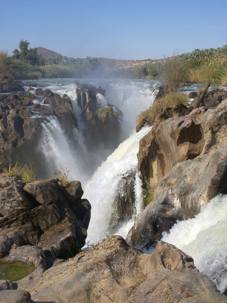Epupa Falls on the Kunene River, Namibia